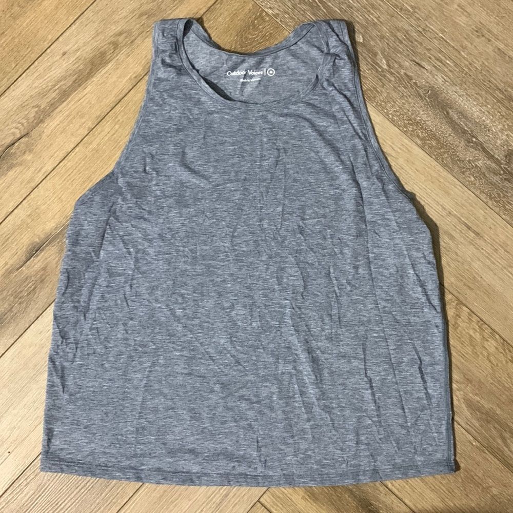 Outdoor Voices Heathered Blue Tank